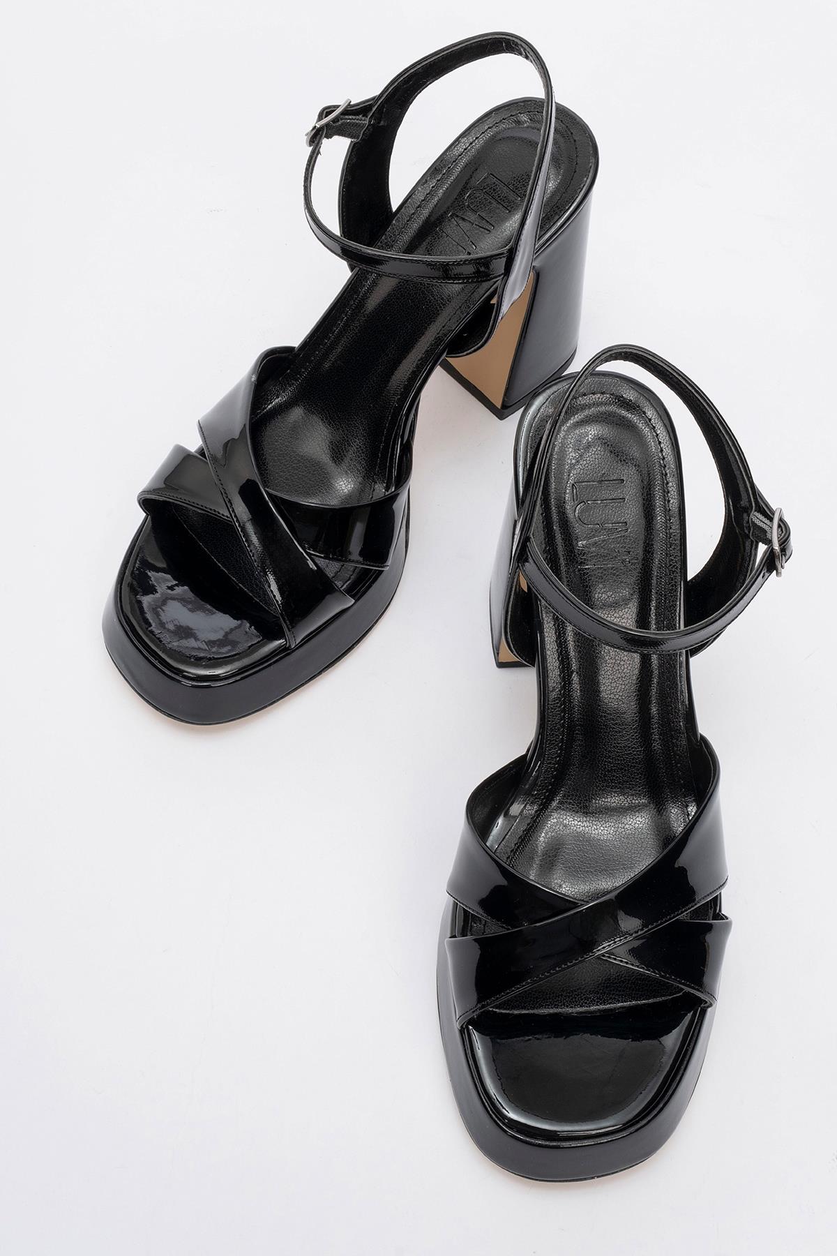 Lello - Black Patent Platform Pump (Women)