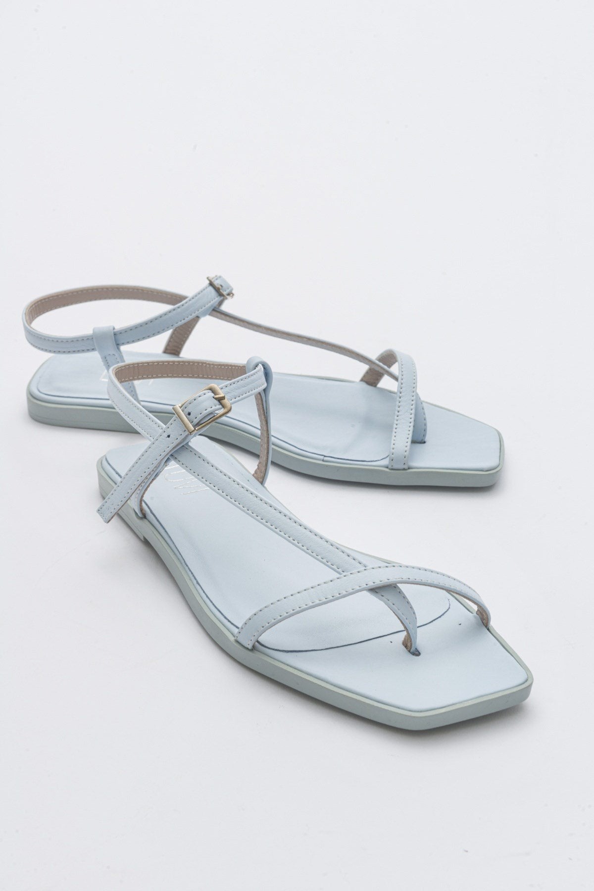 Tales - Baby Blue Genuine Leather Sandal (Women)