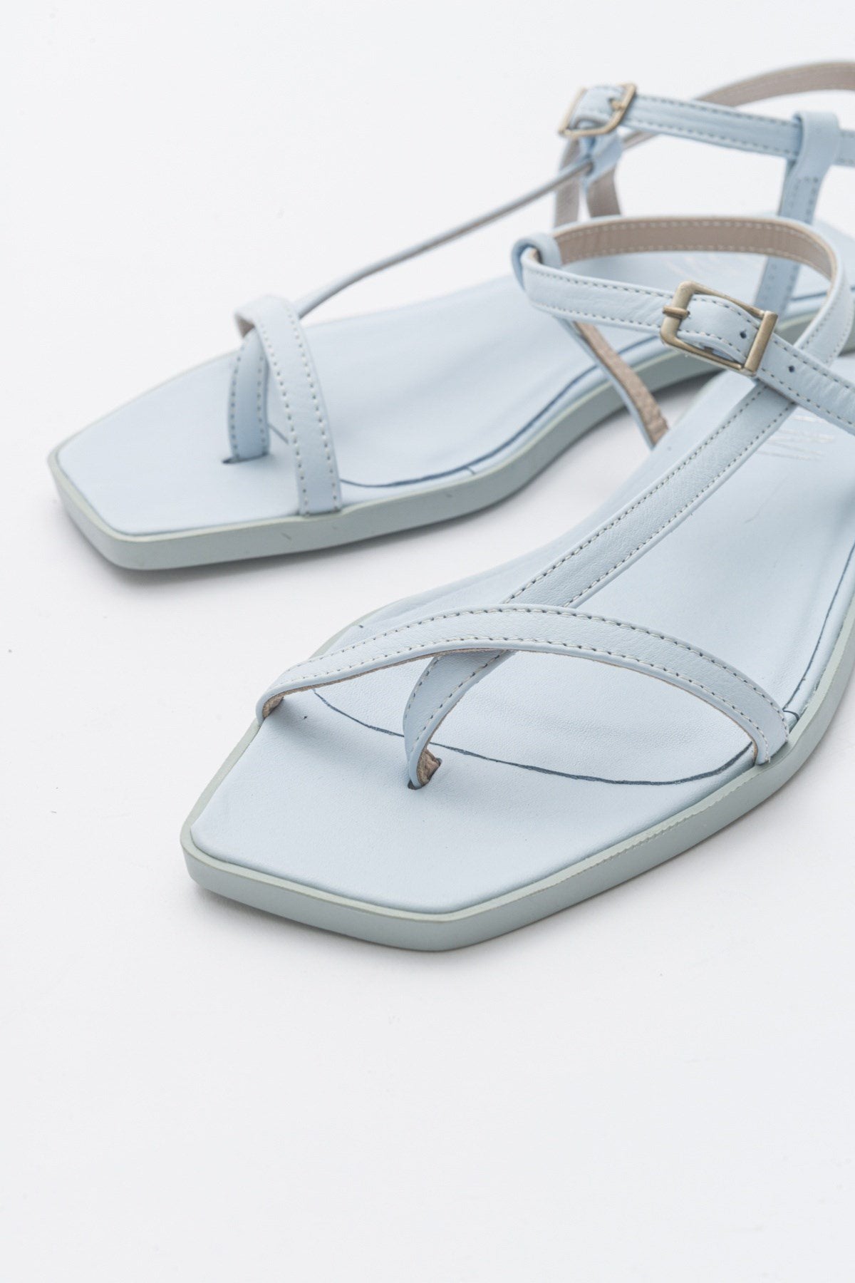 Tales - Baby Blue Genuine Leather Sandal (Women)