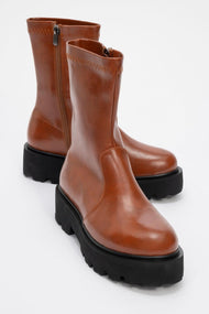 Rush Cognac Bootie (Women)