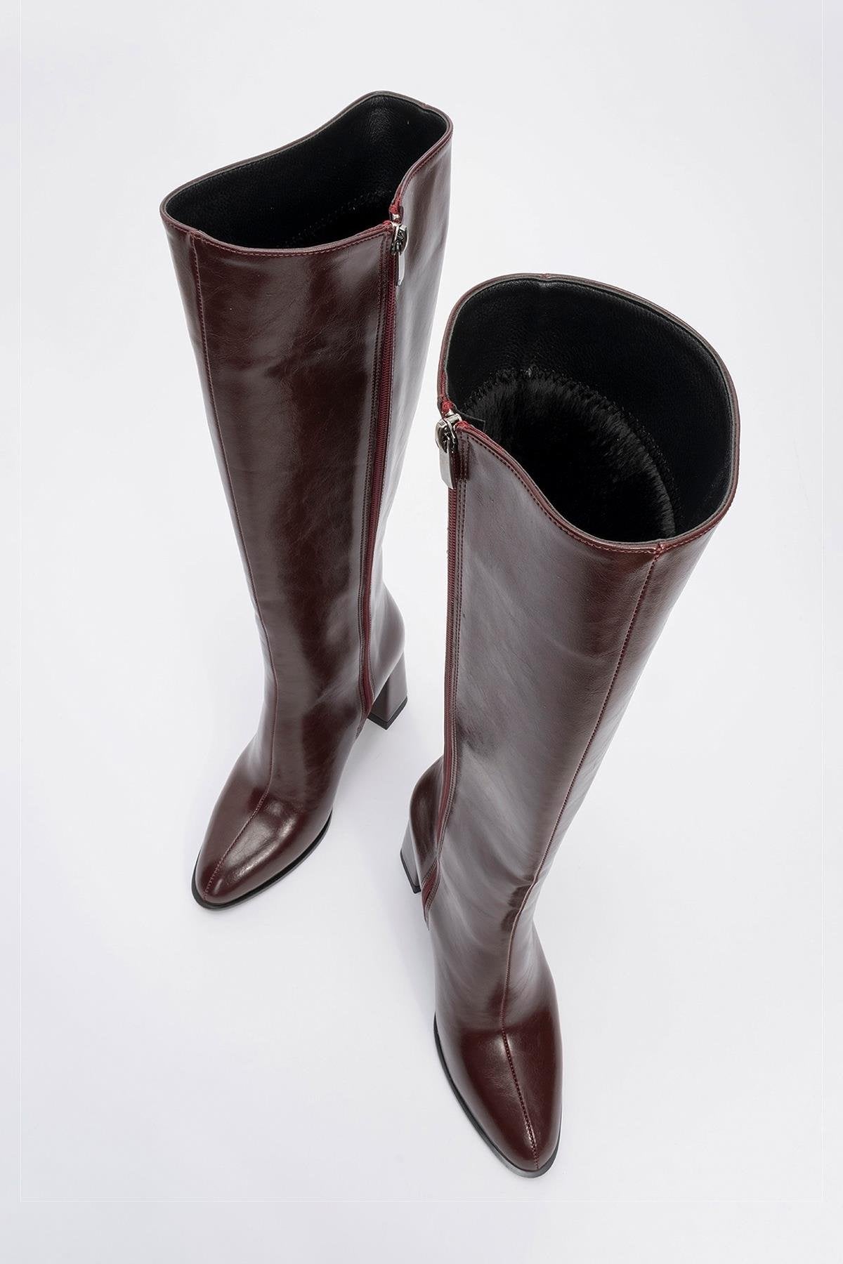 Decer - Burgundy Heeled Boot (Women)