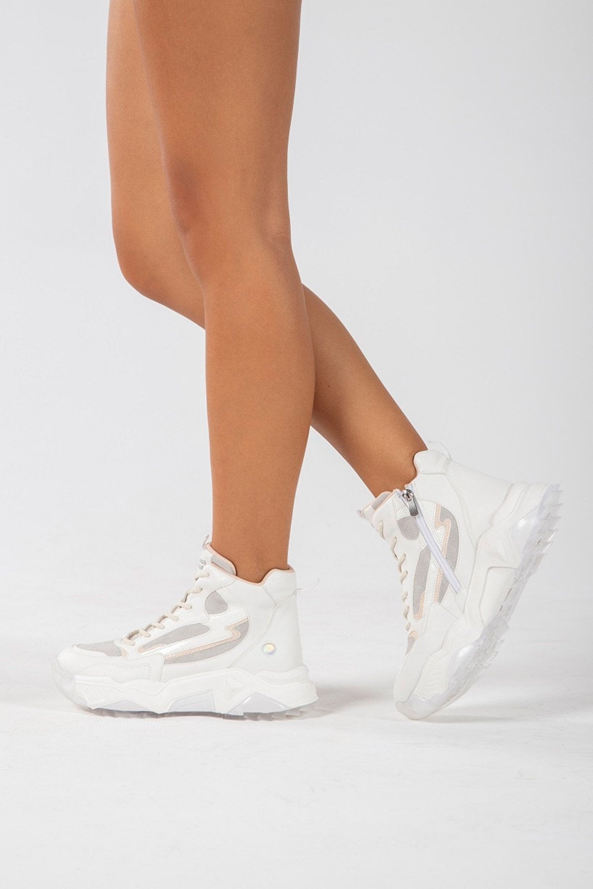 Olivia - White Sport Boot (Women)