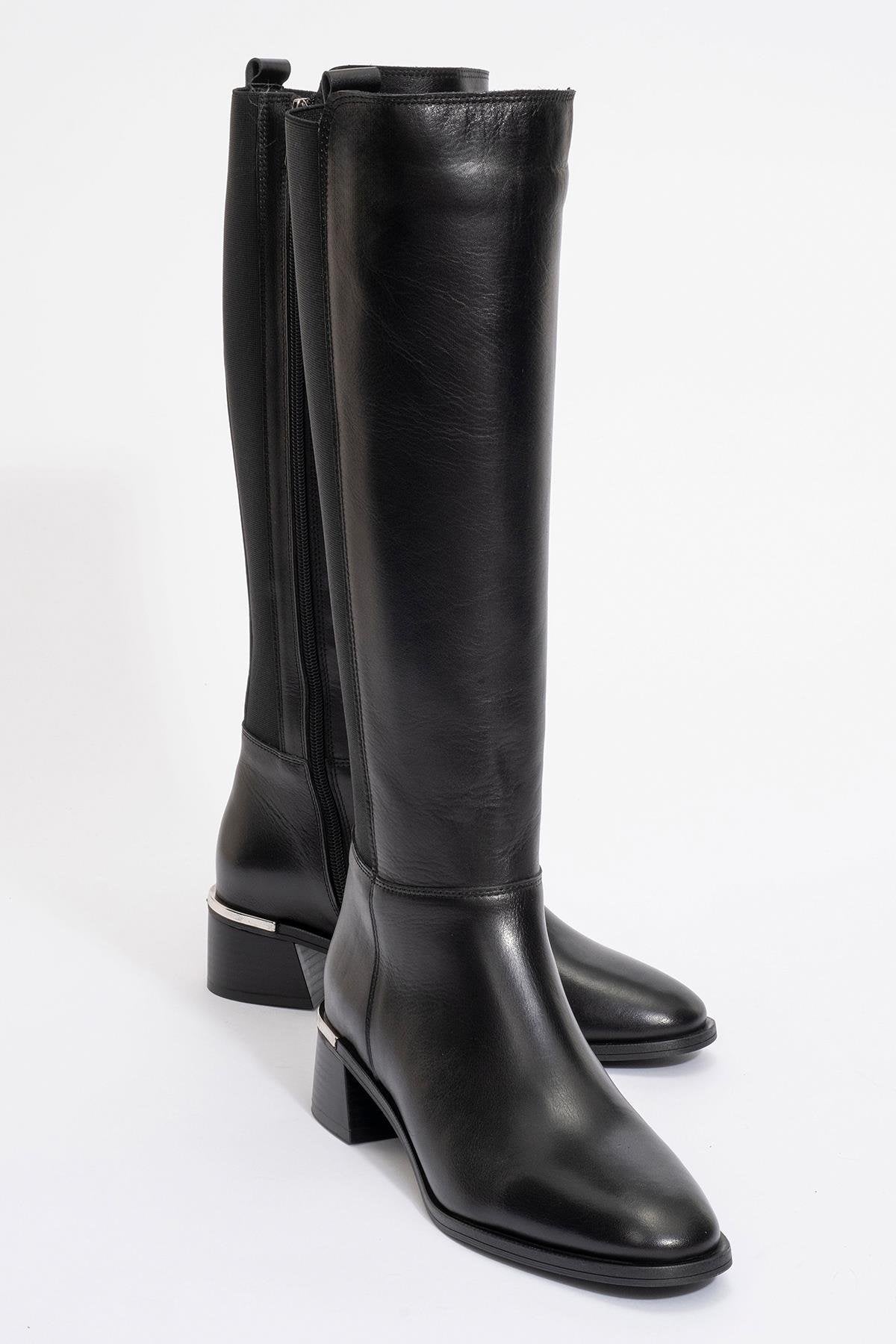 Rochos Black Leather Boot (Women)