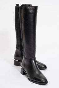 Rochos Black Leather Boot (Women)