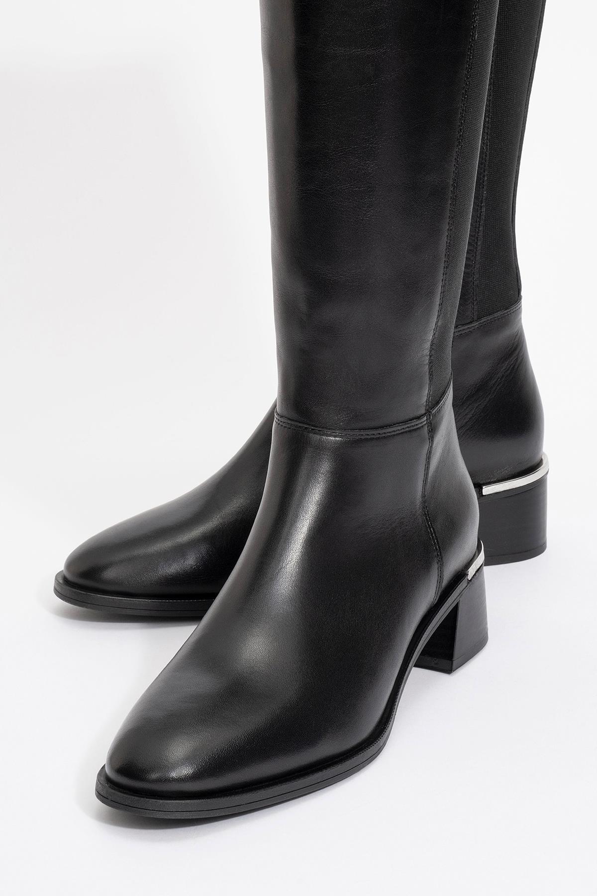 Rochos Black Leather Boot (Women)