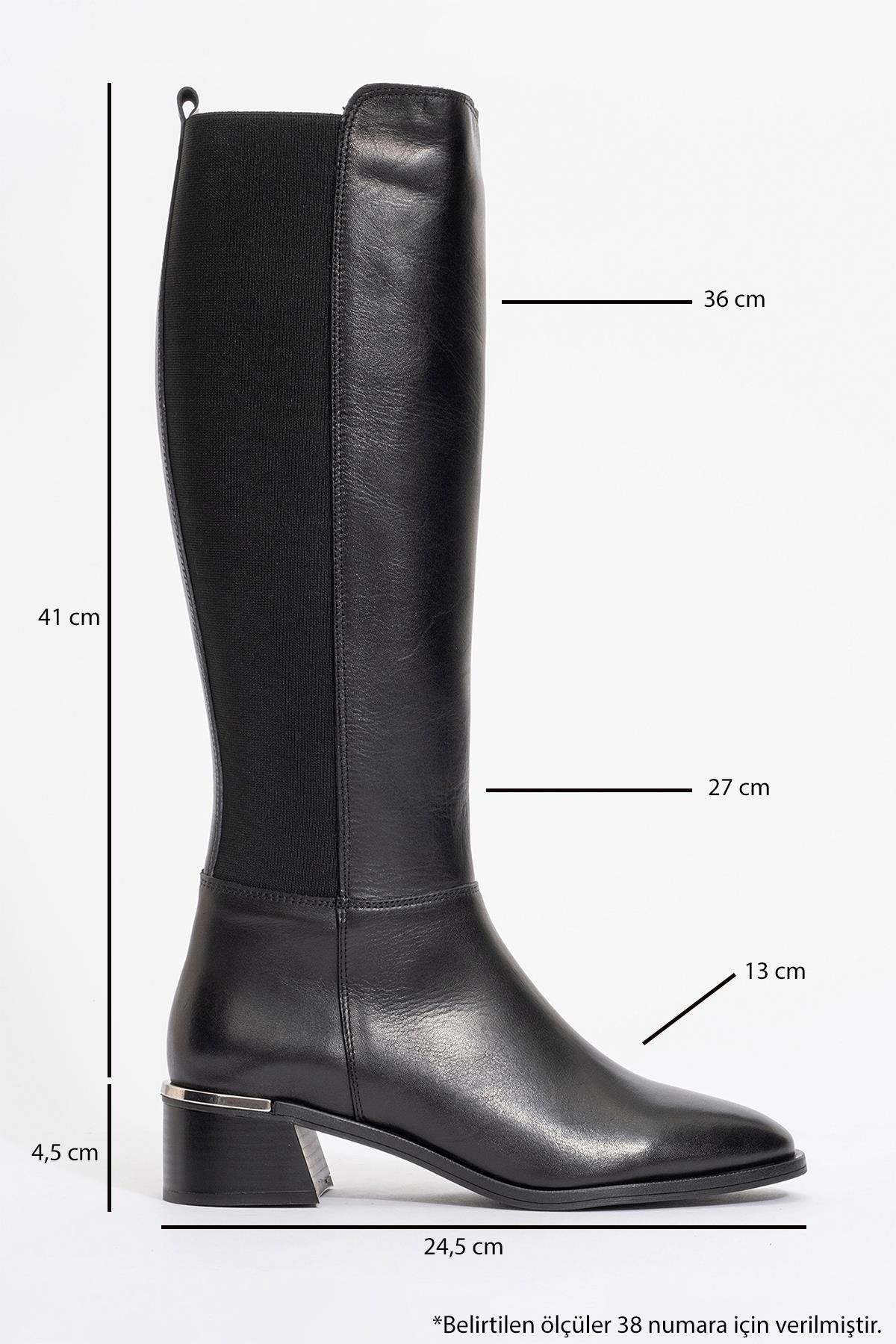Rochos Black Leather Boot (Women)
