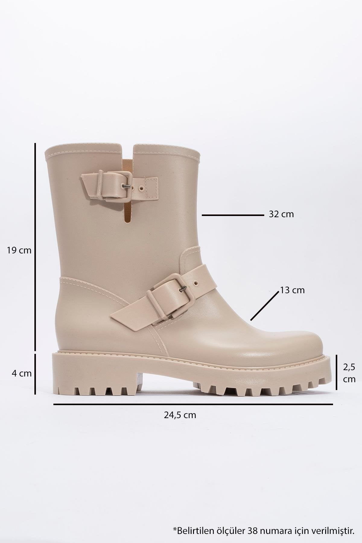 Zone - Beige Rain Boot (Women)