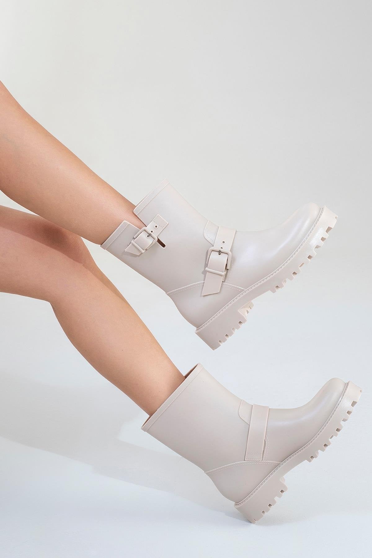 Zone - Beige Rain Boot (Women)