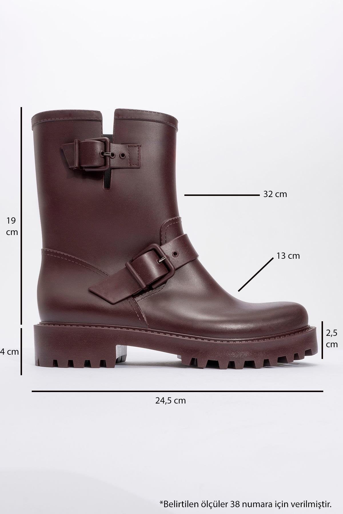 Zone - Burgundy Rain Boot (Women)