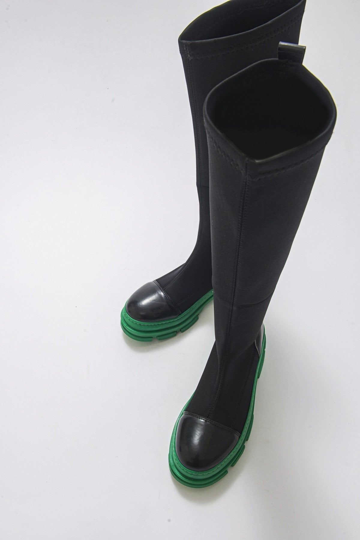 Bella Black & Green Scuba Boot (Women)