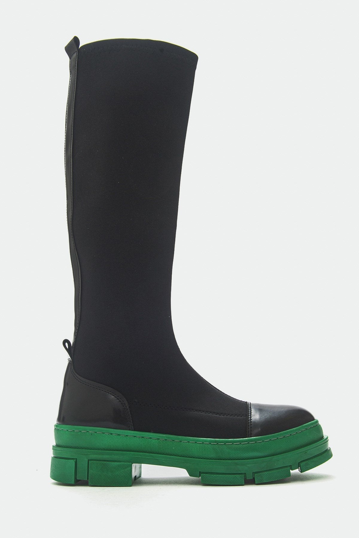 Bella Black & Green Scuba Boot (Women)