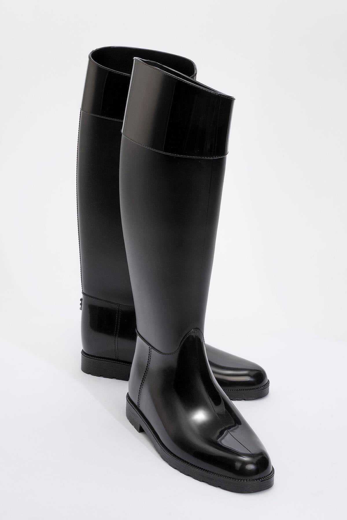 Marge - Black Rain Boot (Women)