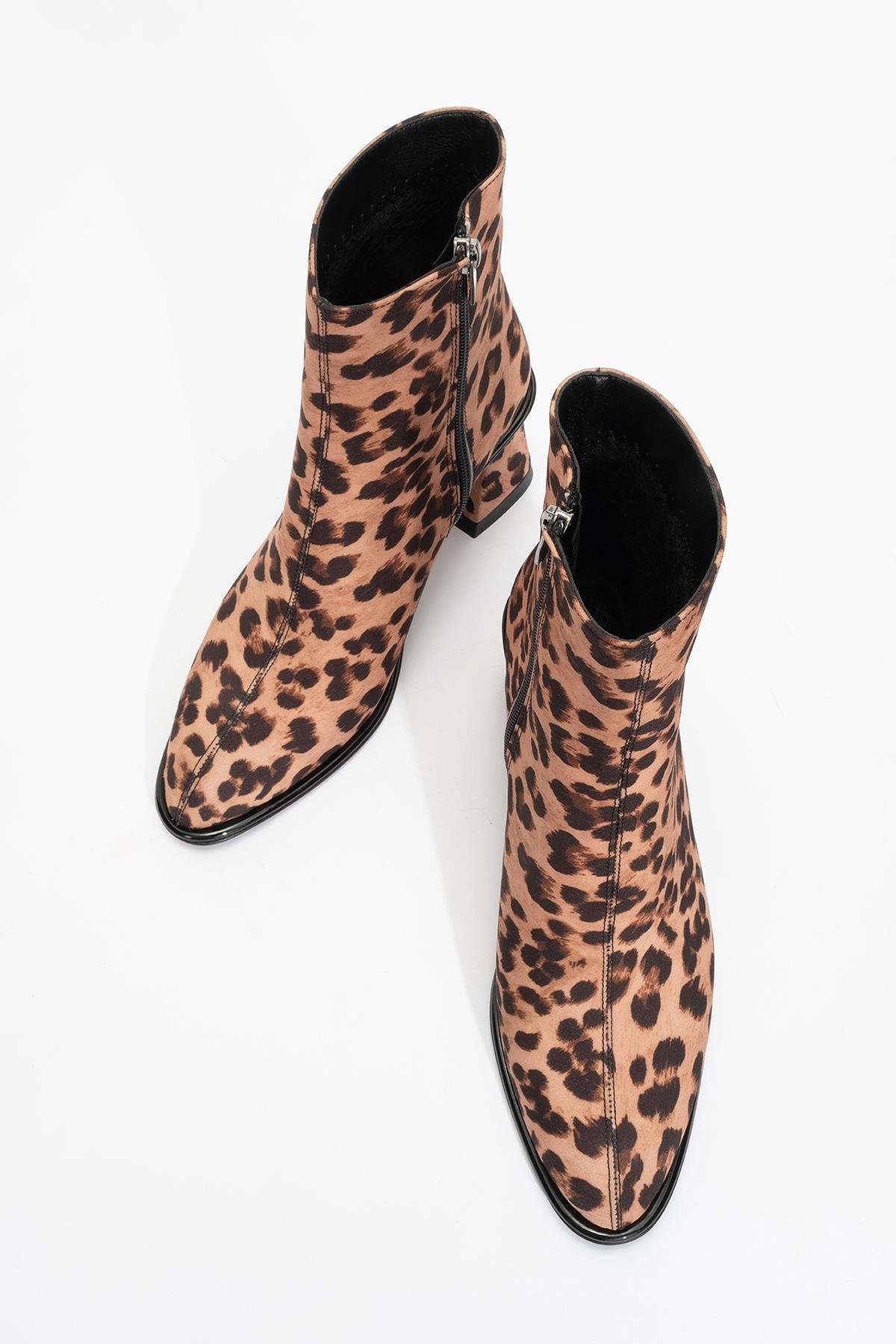Alba Leopard Block Heel Boot (Women)