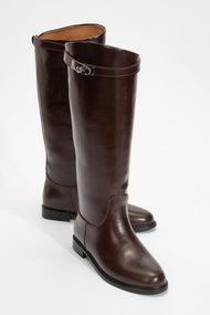 Yoko Burgundy Riding Boot (Women)