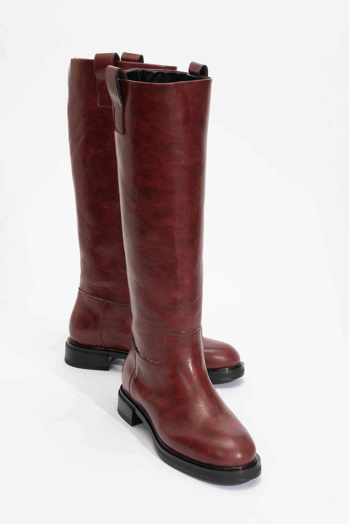 Alaska Burgundy Pattern Western Boot (Women)
