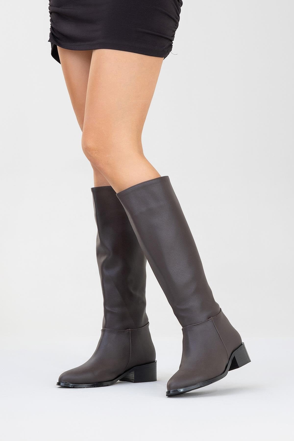 Svetlo - Brown Back-Zip Knee-High Boot (Women)