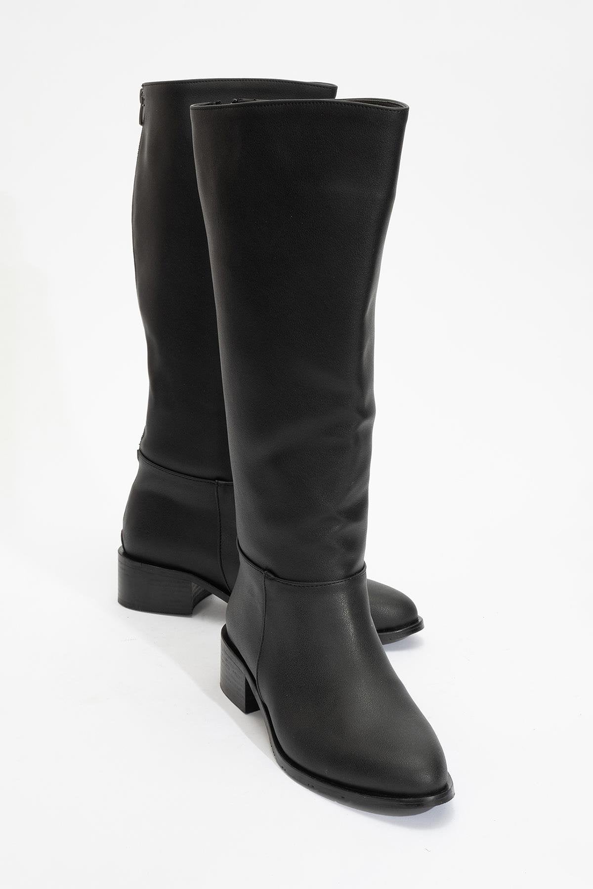 Svetlo - Black Back-Zip Knee-High Boot (Women)