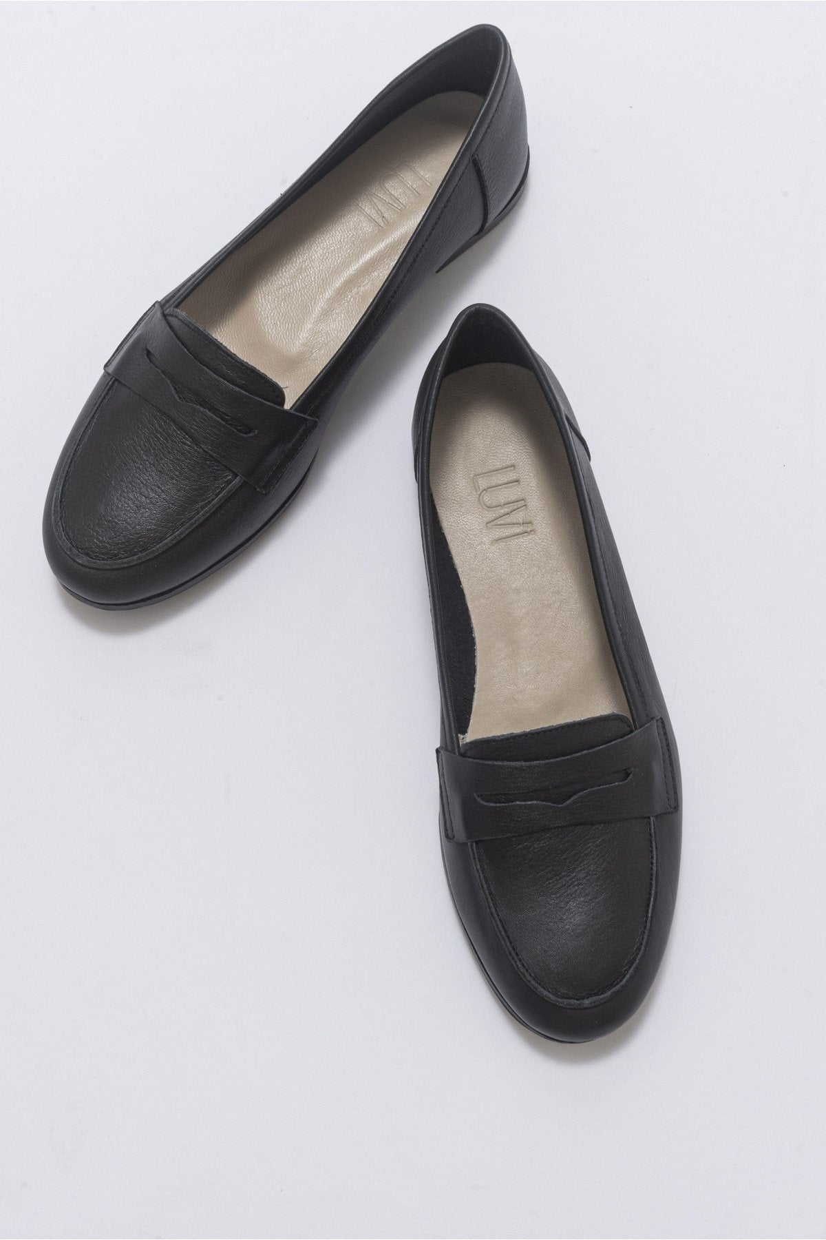 Dorothy - Black Leather Loafers