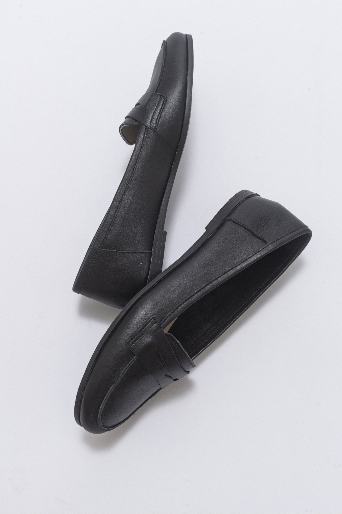 Dorothy - Black Leather Loafers
