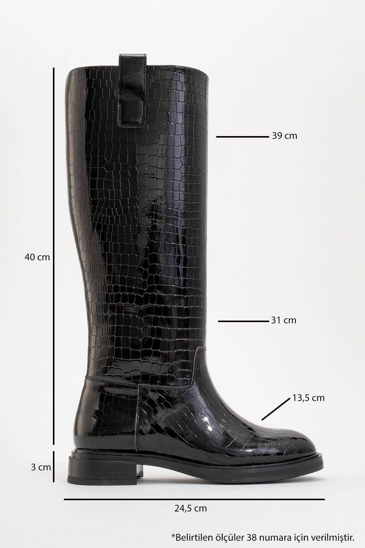 Alaska Black Pattern Western Boot (Women)