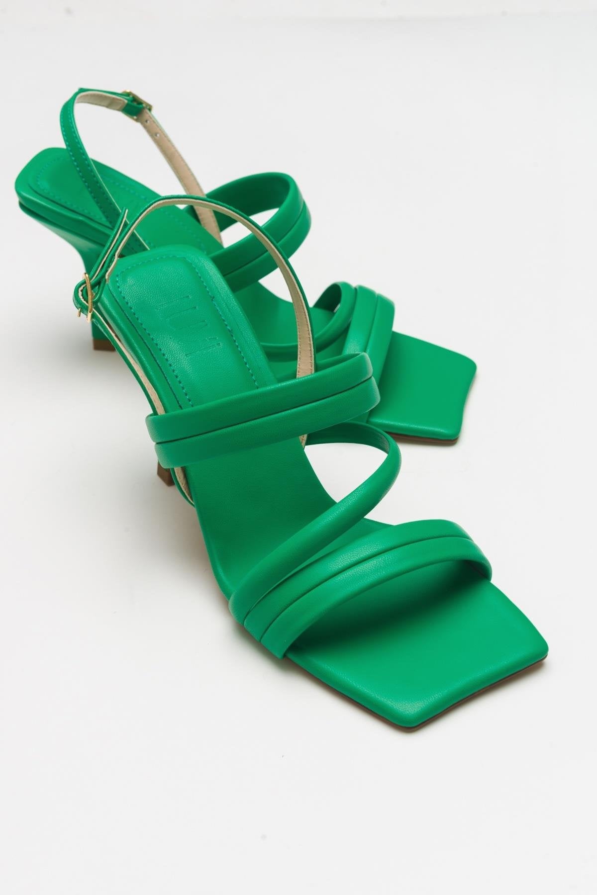 Heel - Green Heeled Sandal (Women)