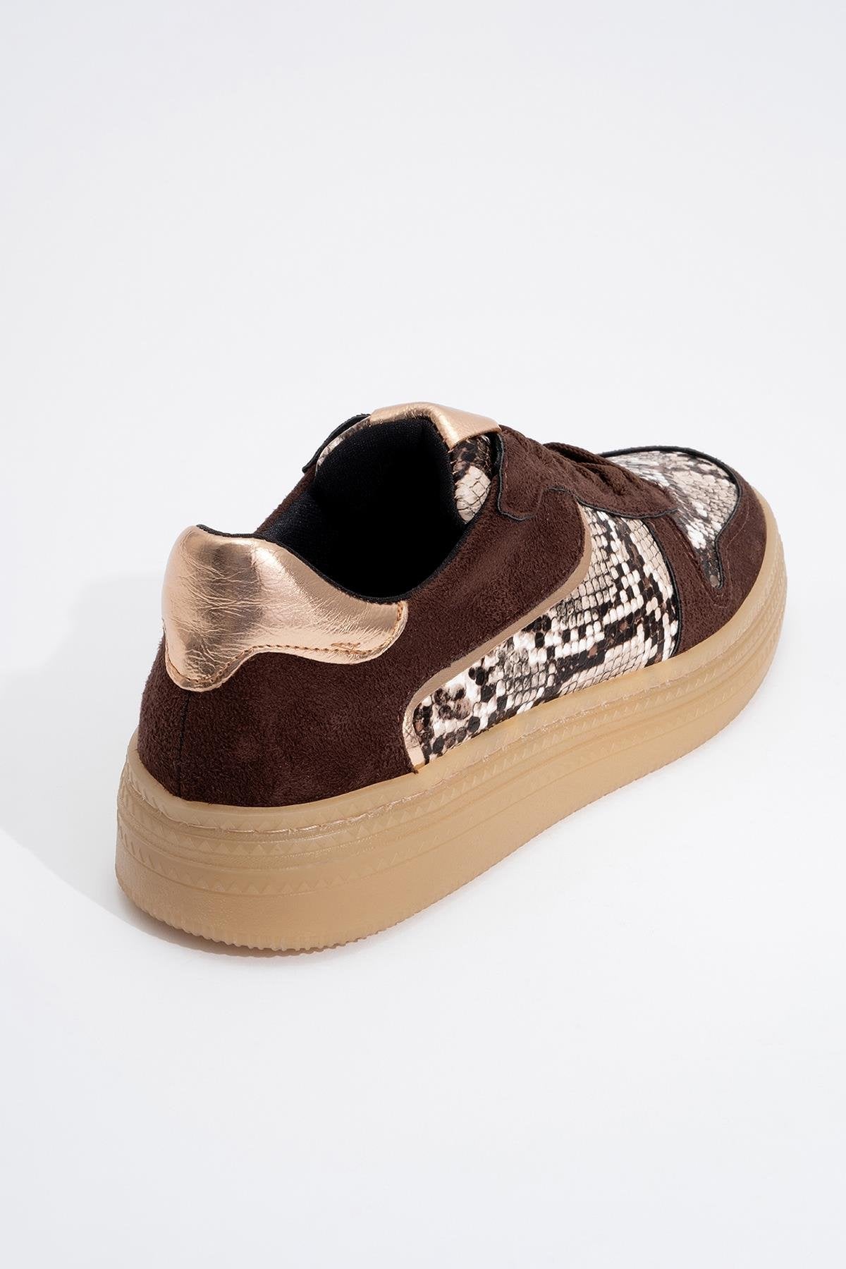 Montero - Brown Patterned Sneaker (Women)