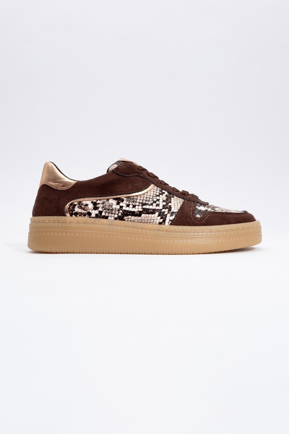 Montero - Brown Patterned Sneaker (Women)