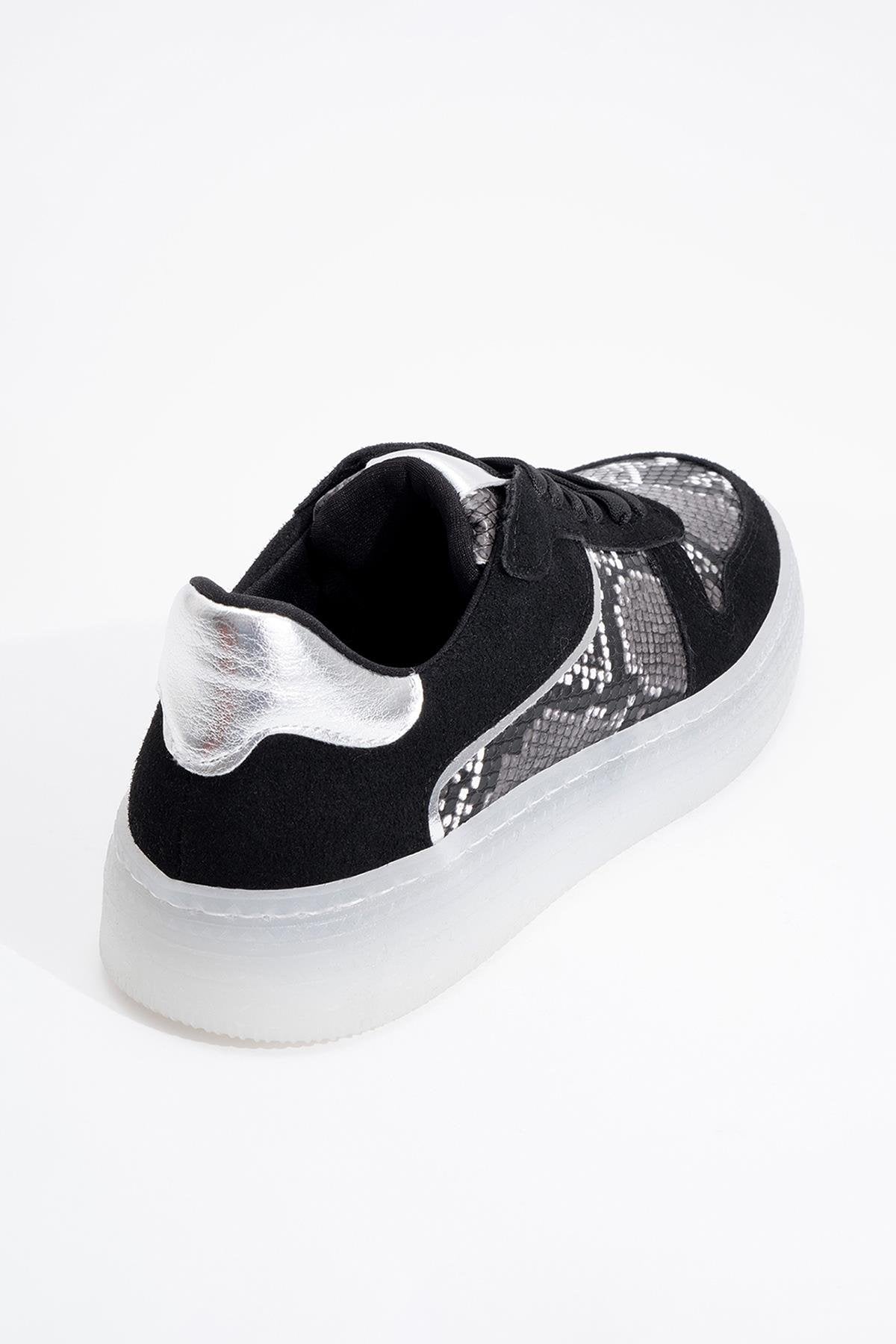 Montero - Black Patterned Sneaker (Women)