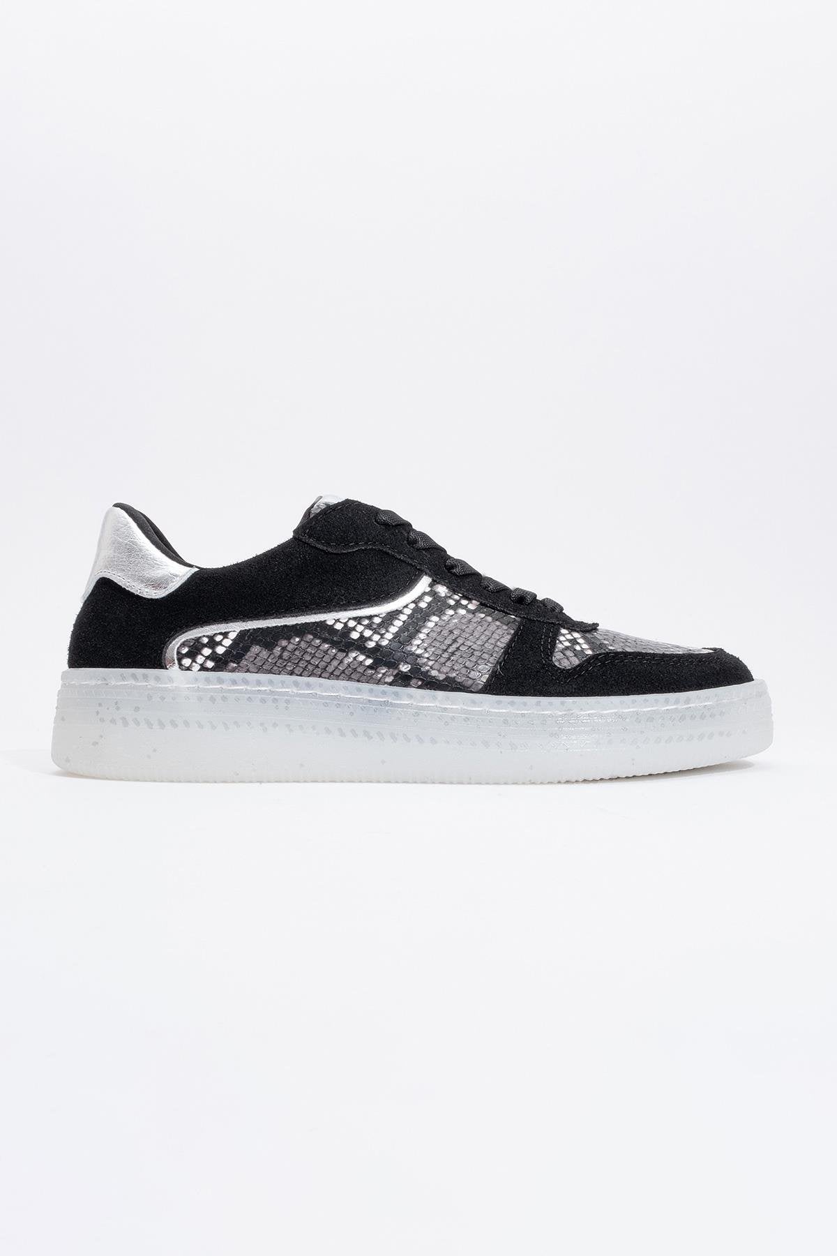 Montero - Black Patterned Sneaker (Women)