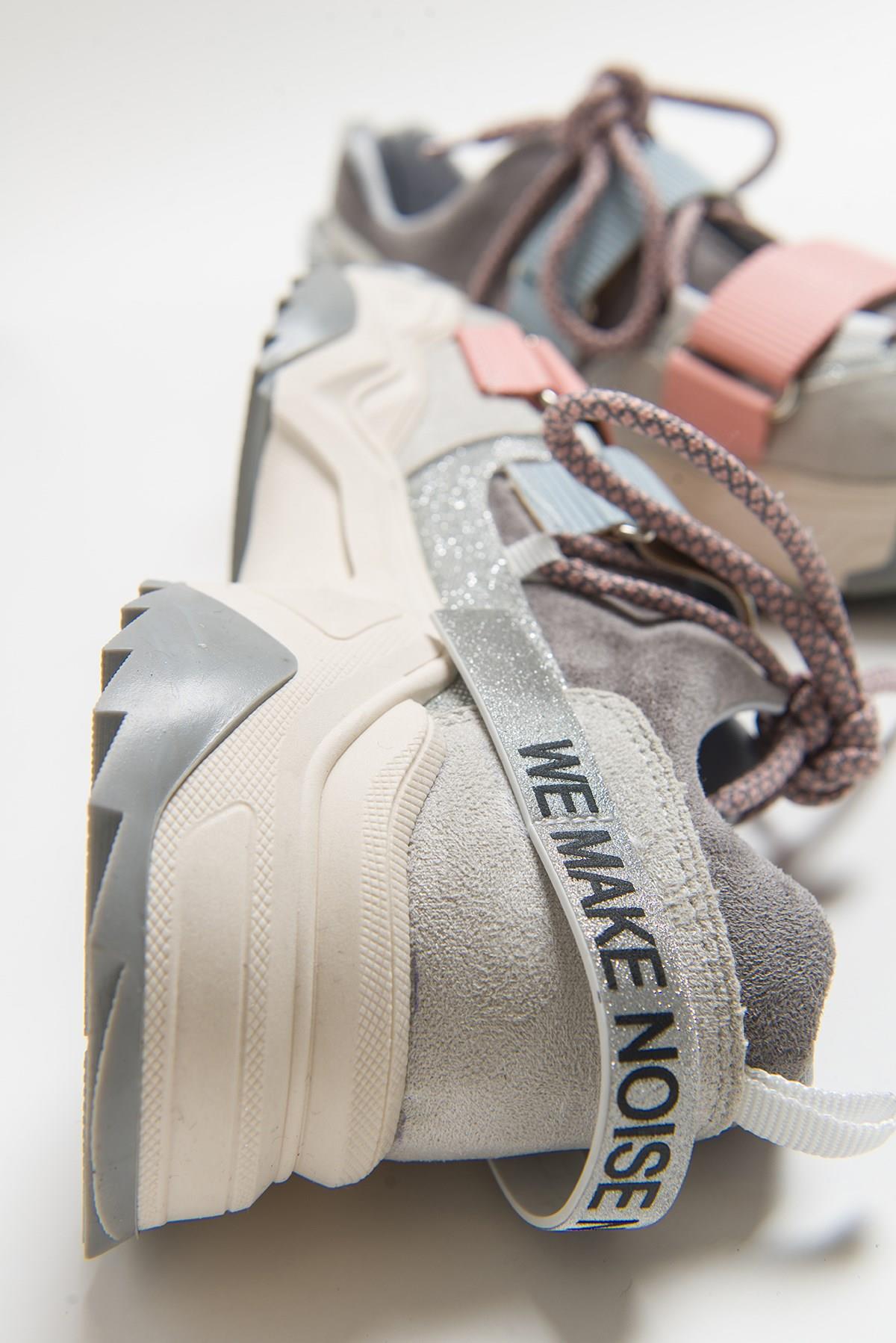 Lulen - Ice Multi Glitter-Logo Velcro Sport Sneaker (Women)