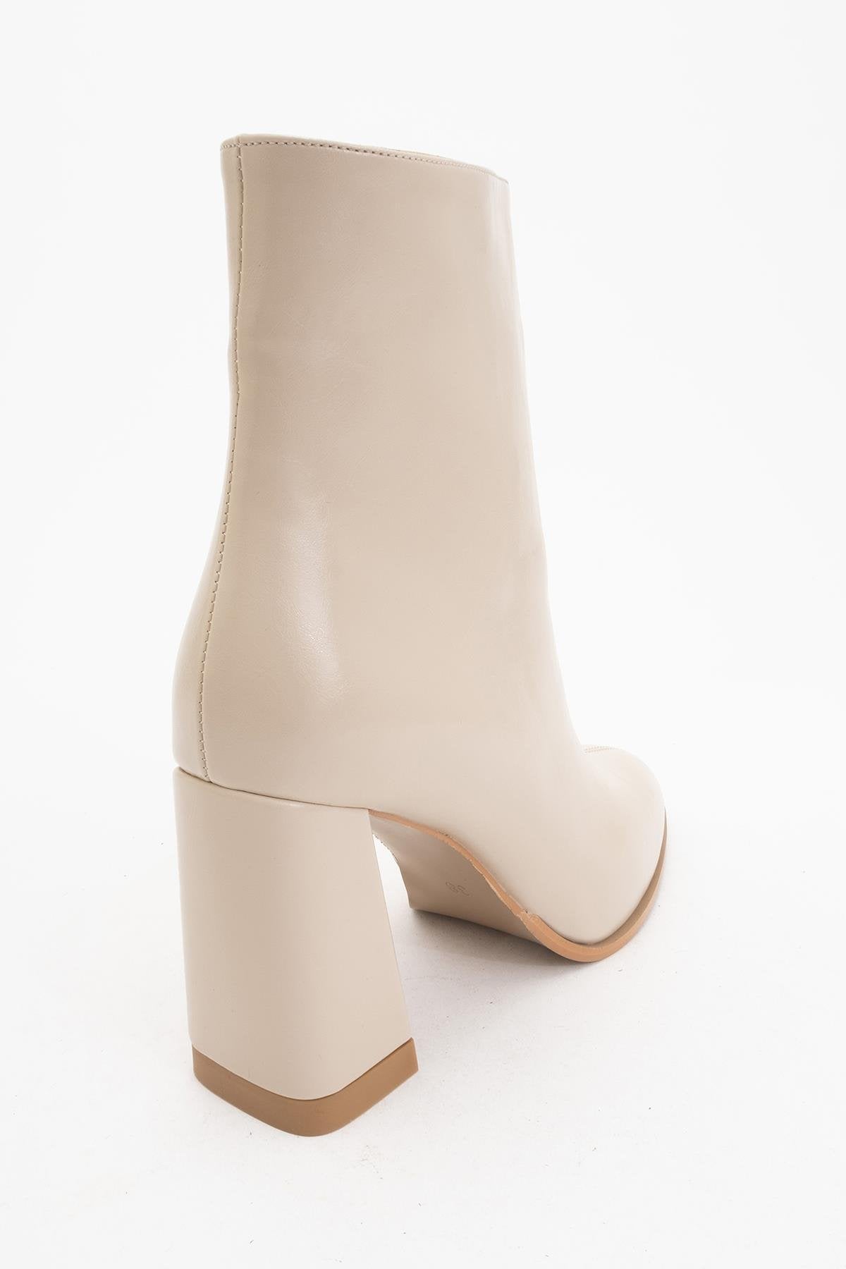 Jewel Beige Cilt High Heel Boot (Women)