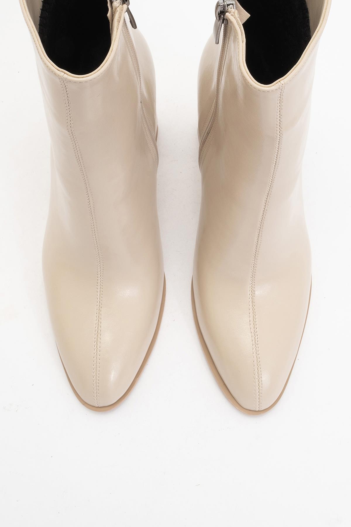 Jewel Beige Cilt High Heel Boot (Women)