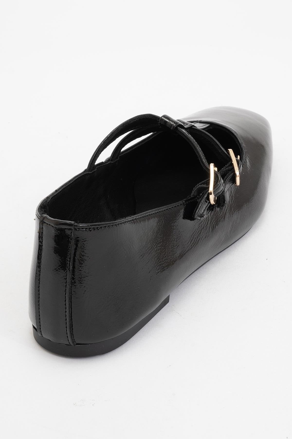 Starling - Black Patent Leather Mary Jane Flats (Women)
