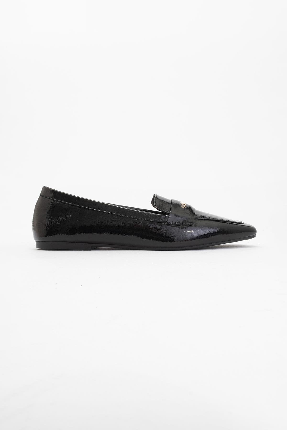 Iridessa - Black Patent Leather Loafers (Women)