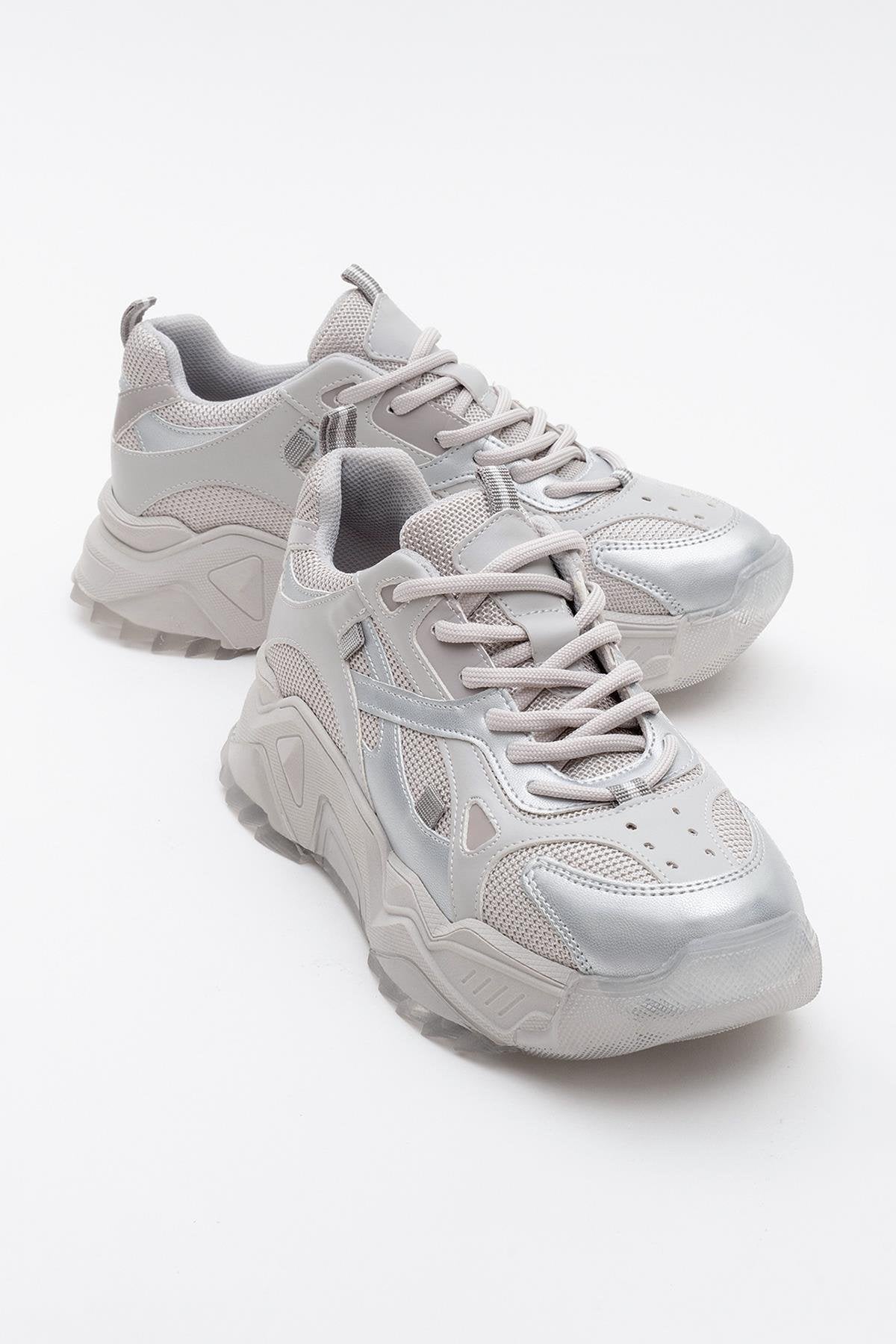 Loretta - Silver Gray Sneaker (Women)