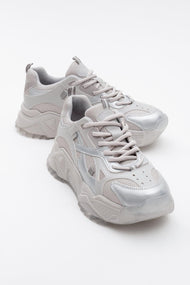 Loretta - Silver Gray Sneaker (Women)