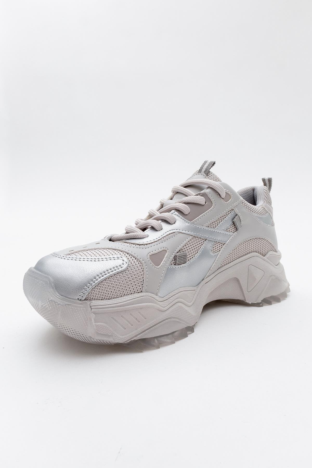 Loretta - Silver Gray Sneaker (Women)