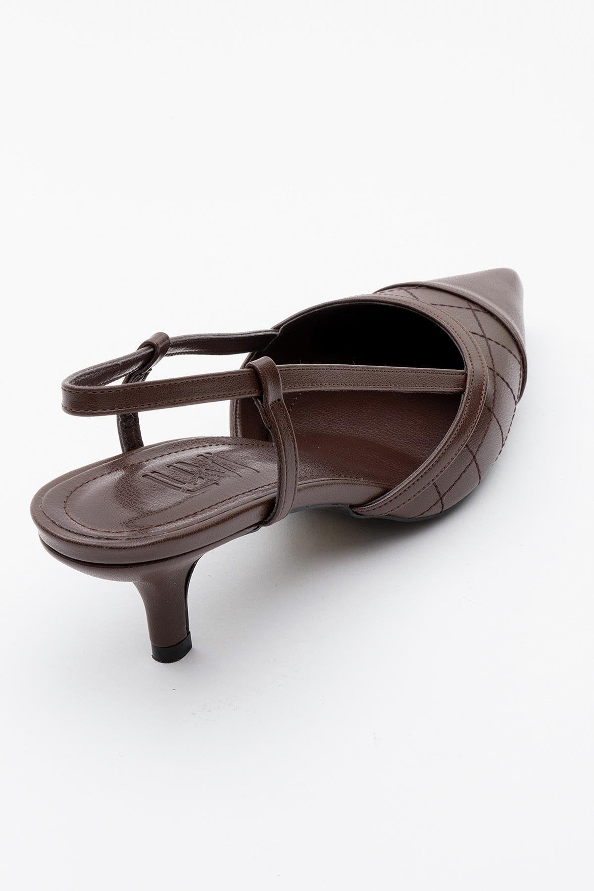 Point - Brown High Heel Shoe (Women)