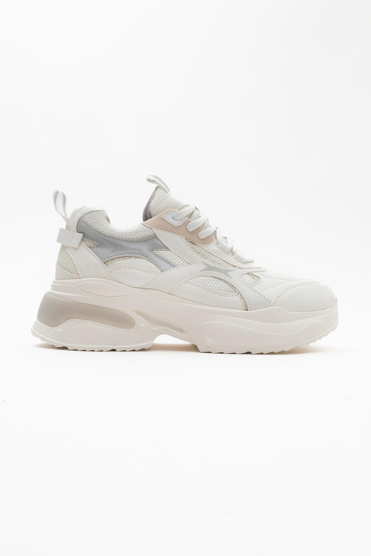 Marron - White Sneakers (Women)