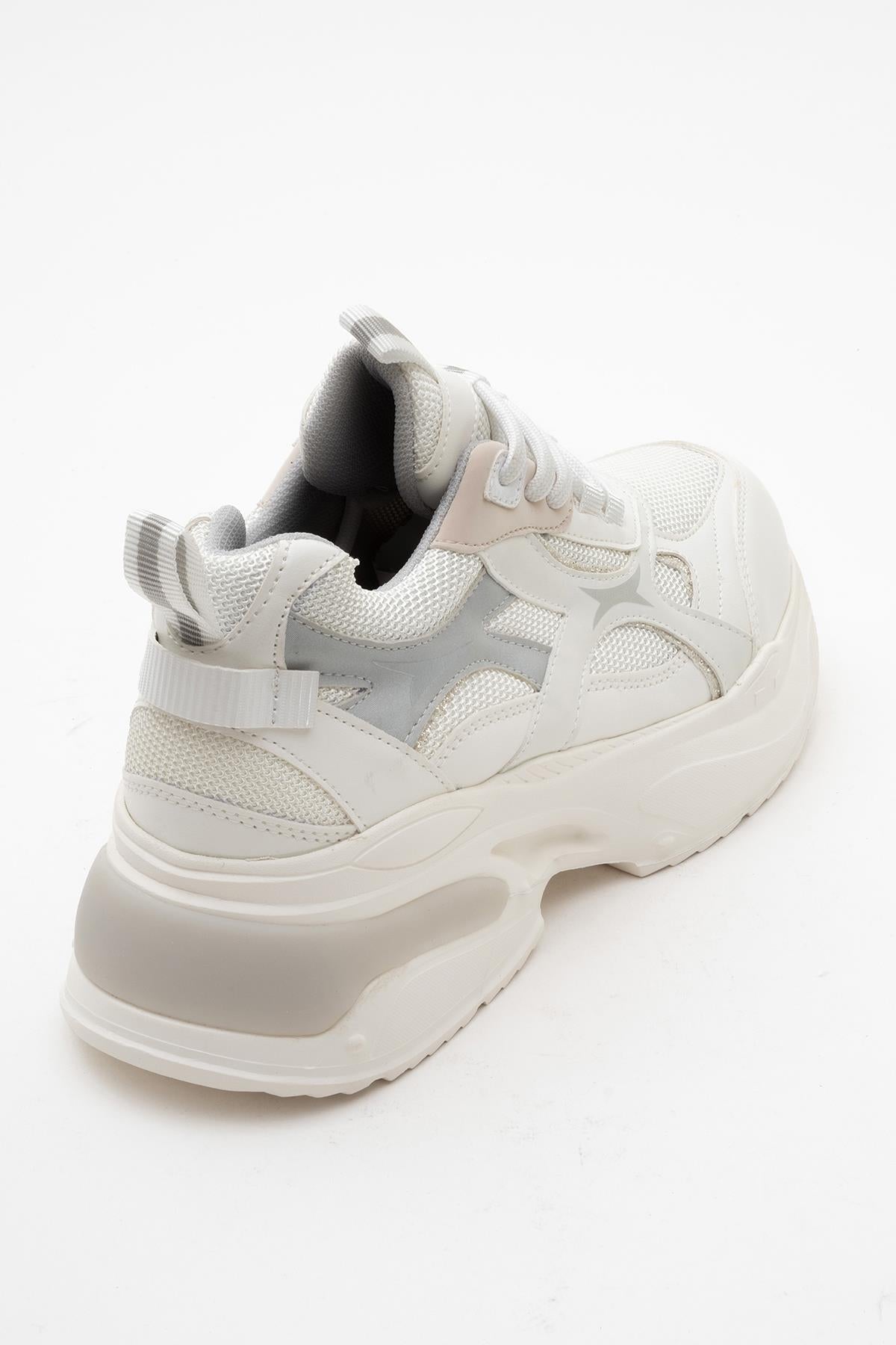 Marron - White Sneakers (Women)