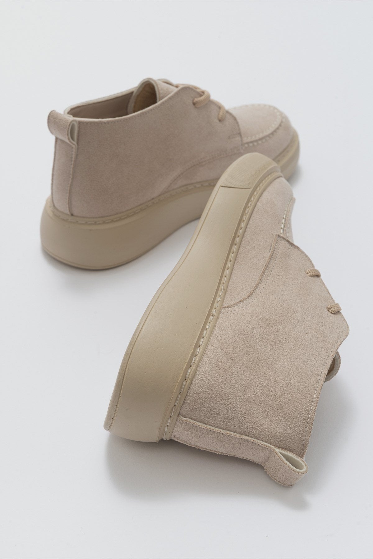 Valve - Beige Suede Boot (Women)