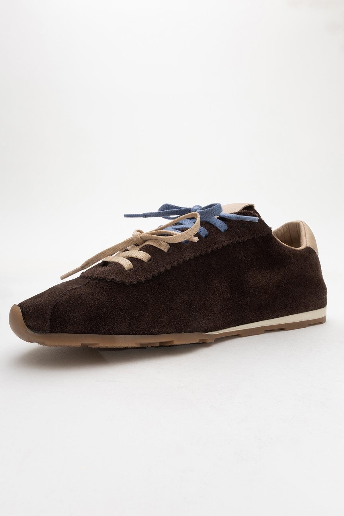 Crea - Dark Brown Leather Sneakers (Women)
