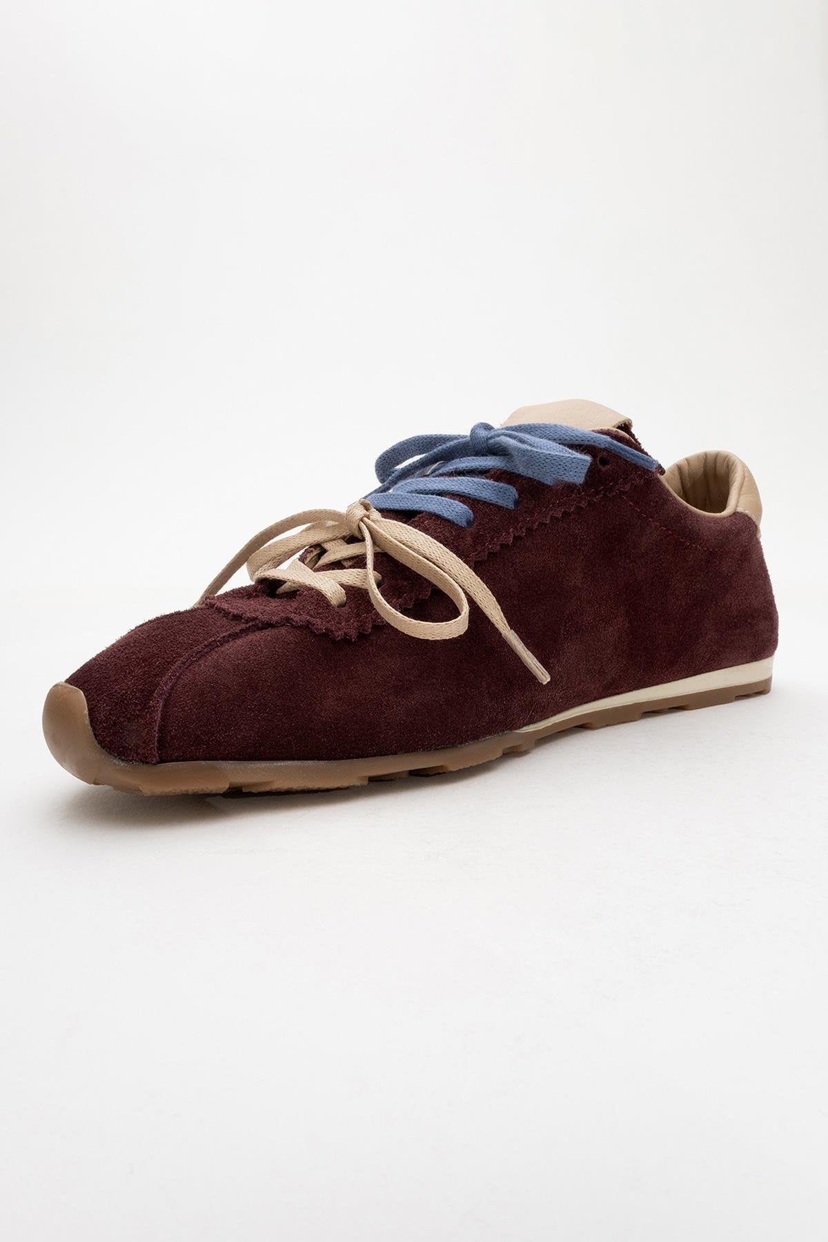 Crea - Burgundy Leather Sneakers (Women)