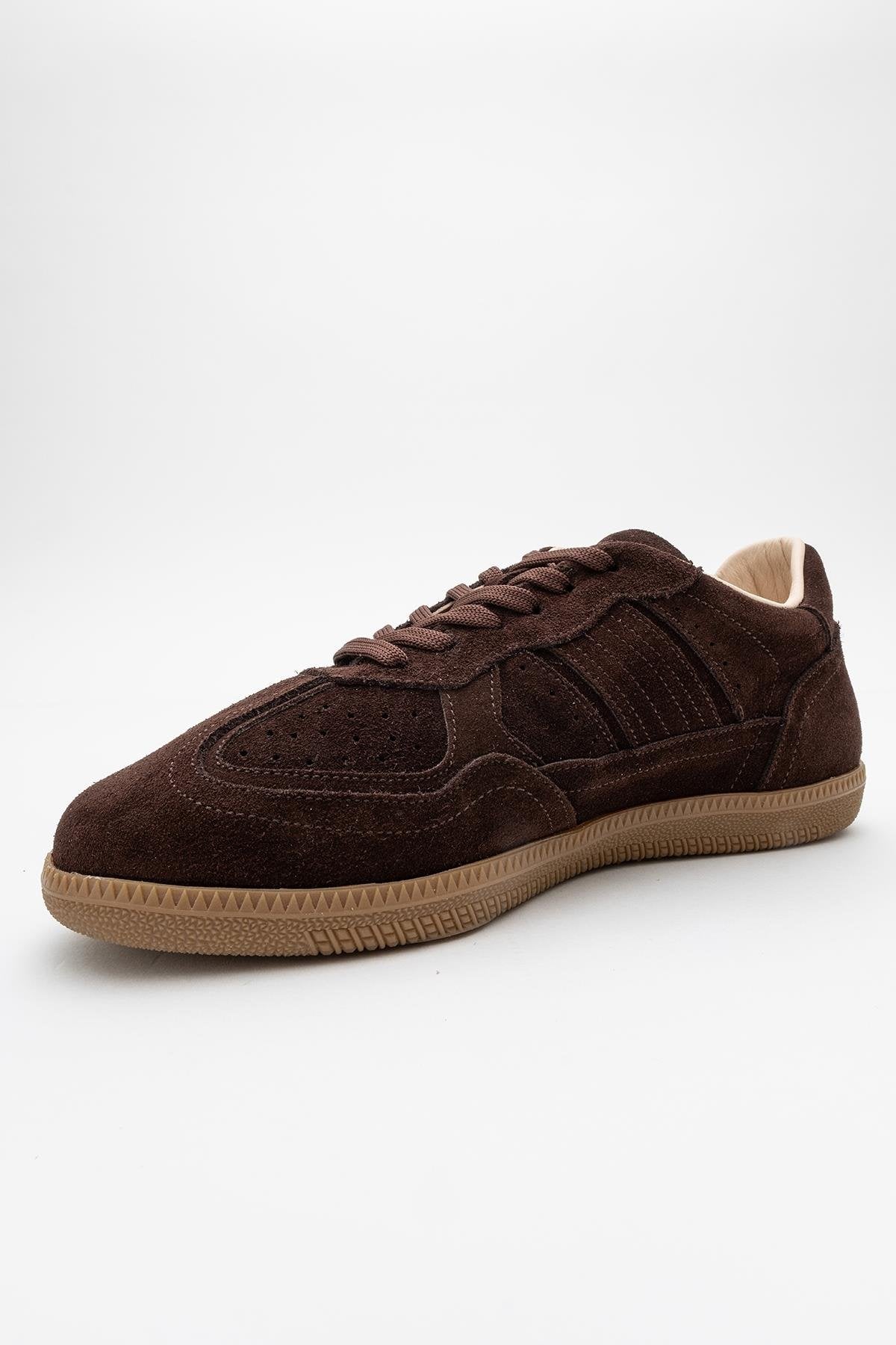 Shiva - Brown Suede Leather Sneakers (Women)