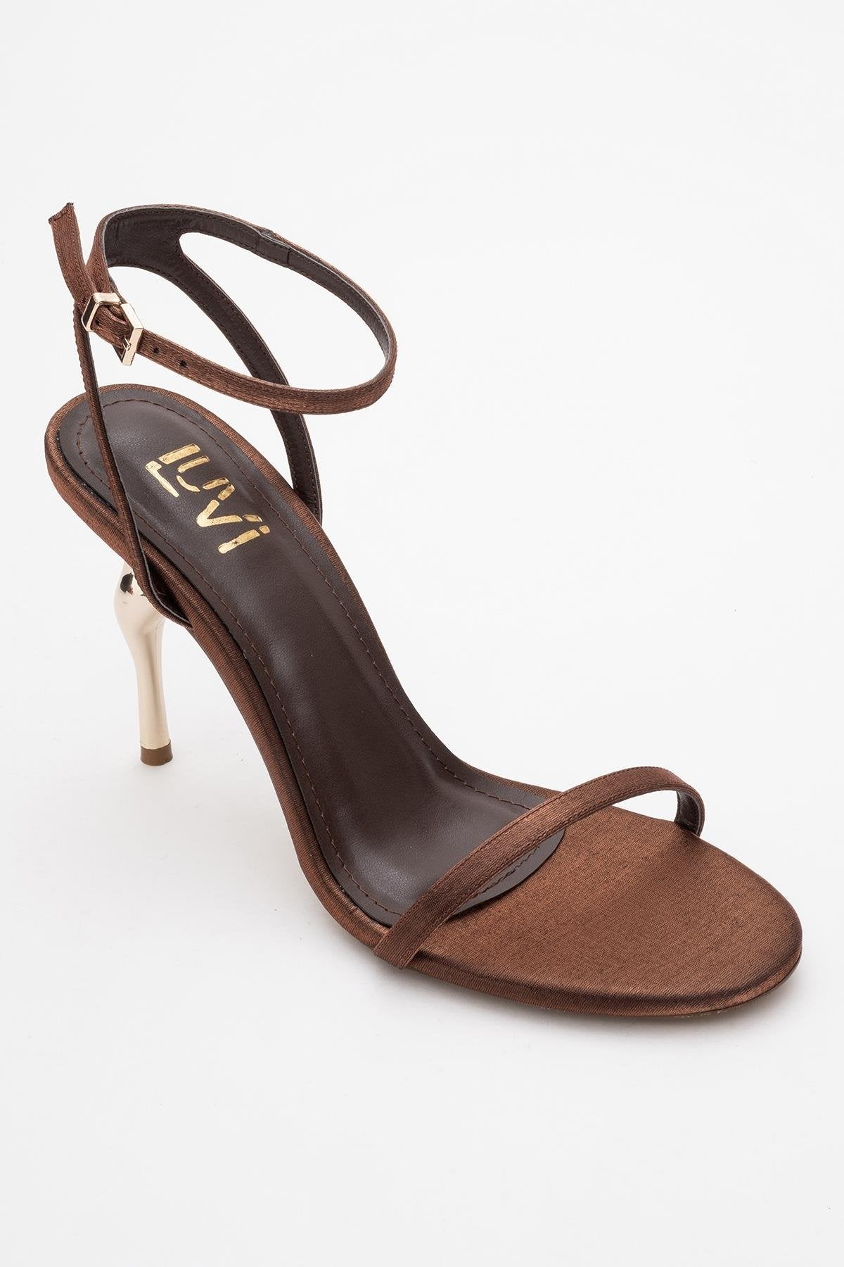 Jasmin - Cognac Satin Stiletto Pump (Women)