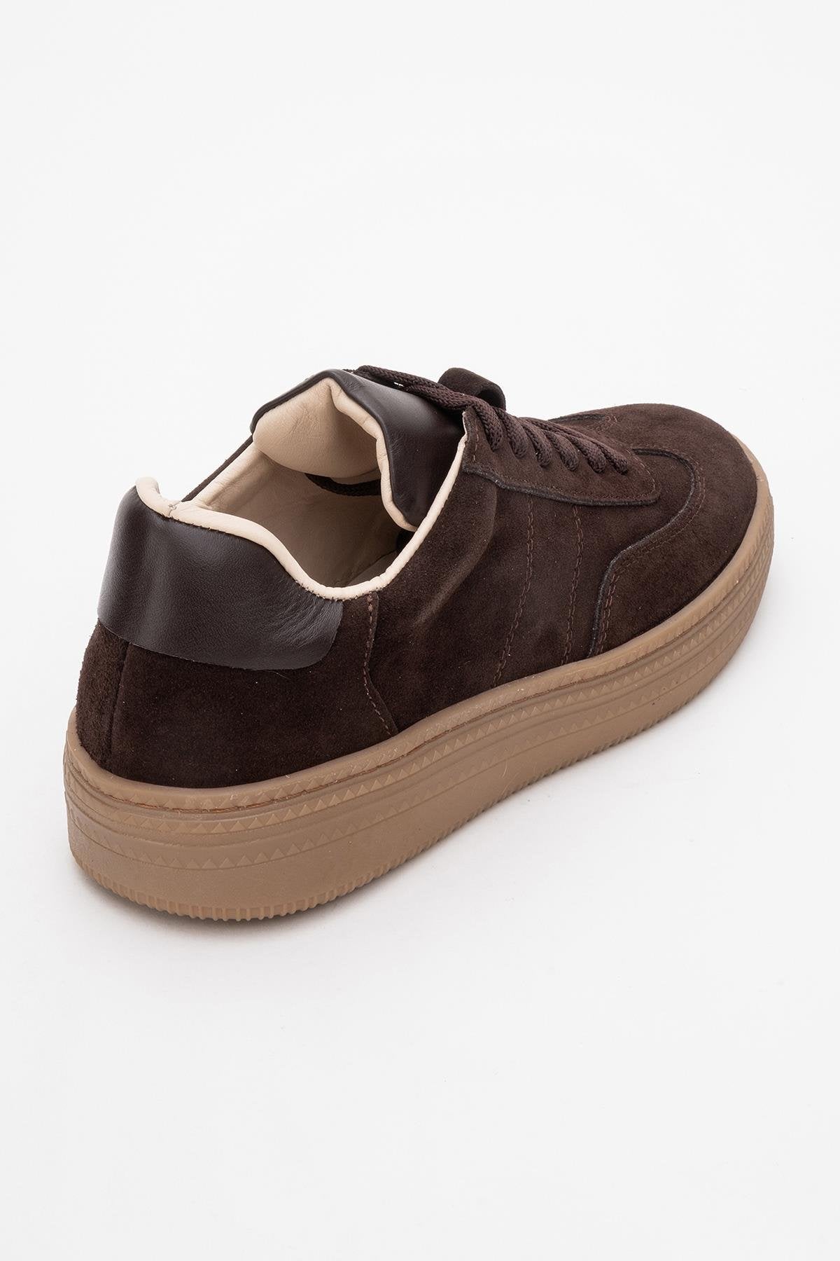 Fiore - Brown Leather Sneakers (Women)