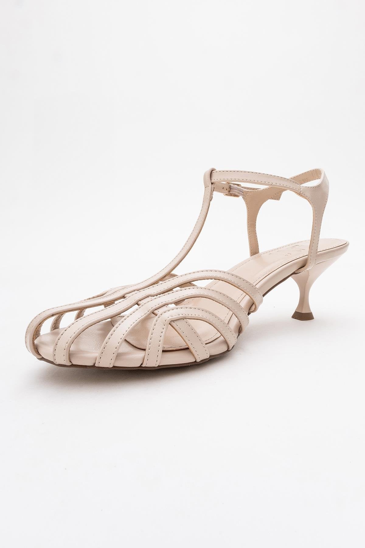 Felip - Off-White Strappy Low Heel Sandal (Women)