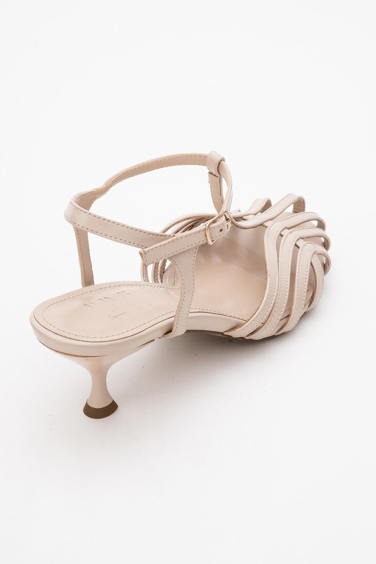 Felip - Off-White Strappy Low Heel Sandal (Women)