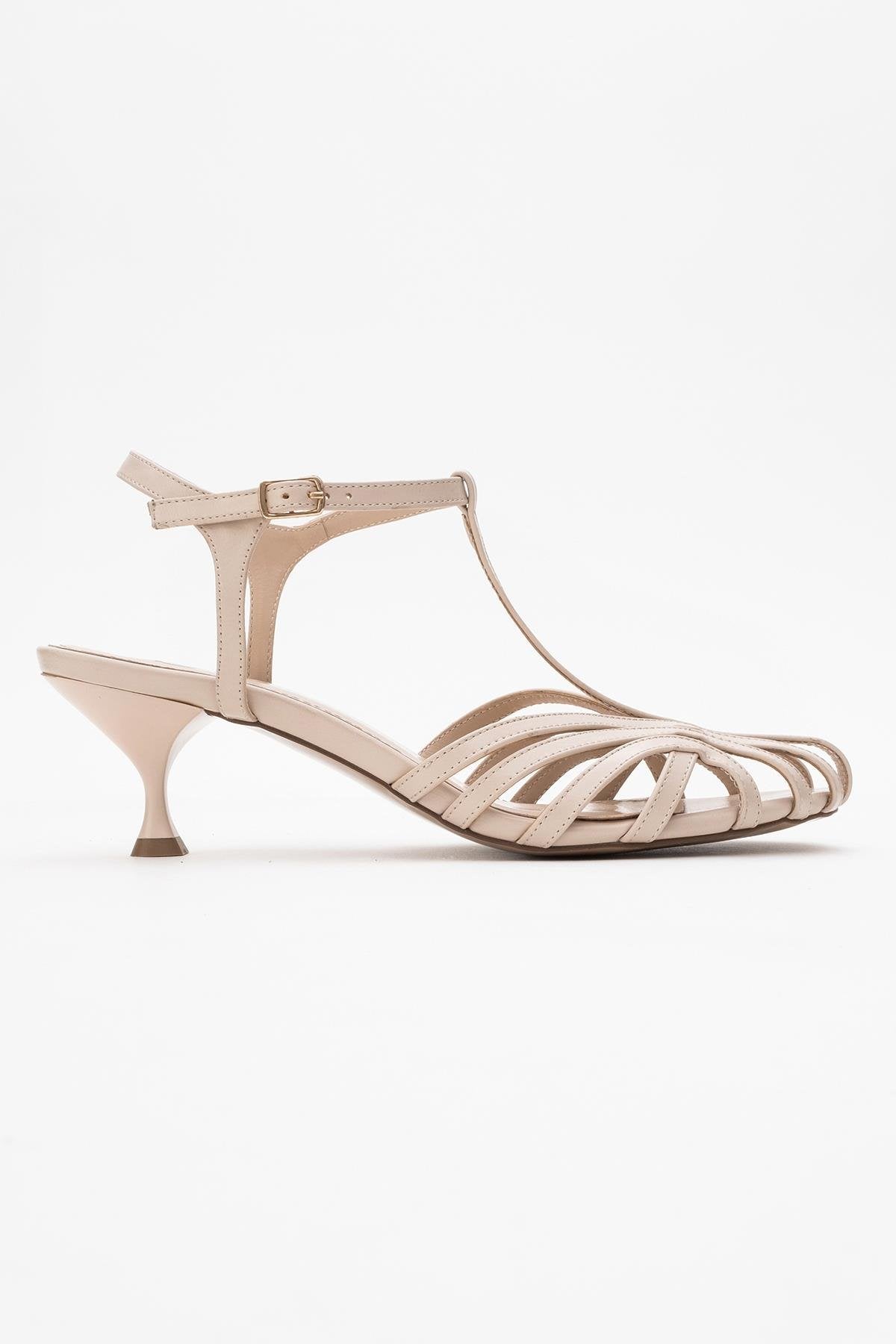 Felip - Off-White Strappy Low Heel Sandal (Women)