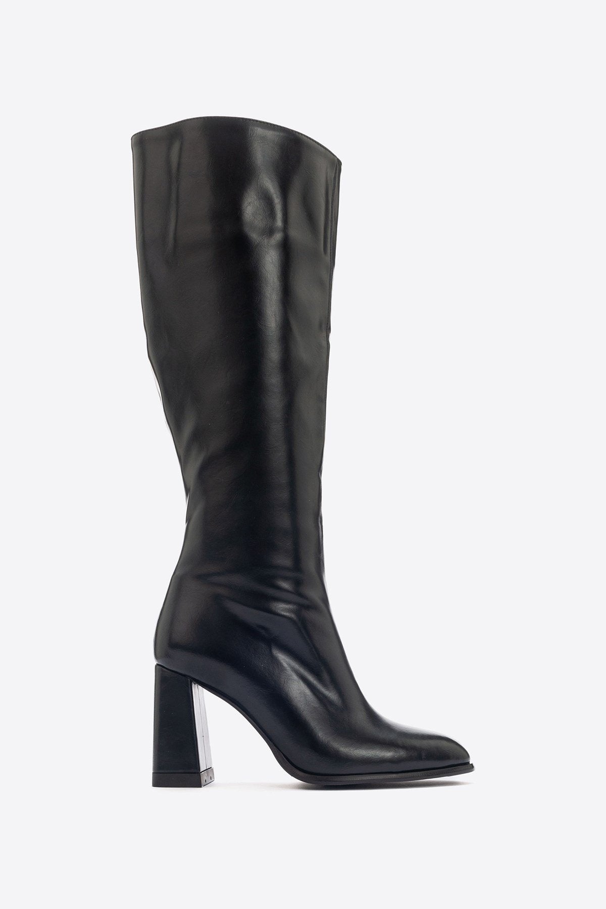 Decer - Black Heeled Boot (Women)
